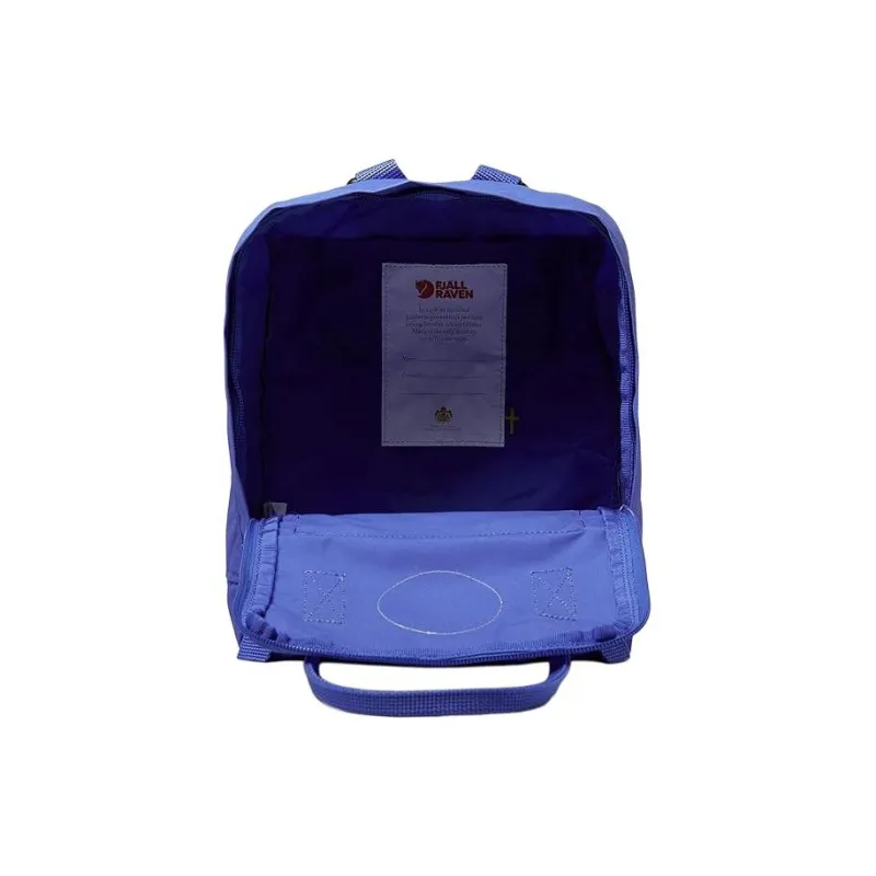 Fjallraven Kanken Cotton Backpack Mini Unisex Vibrant Blue-4