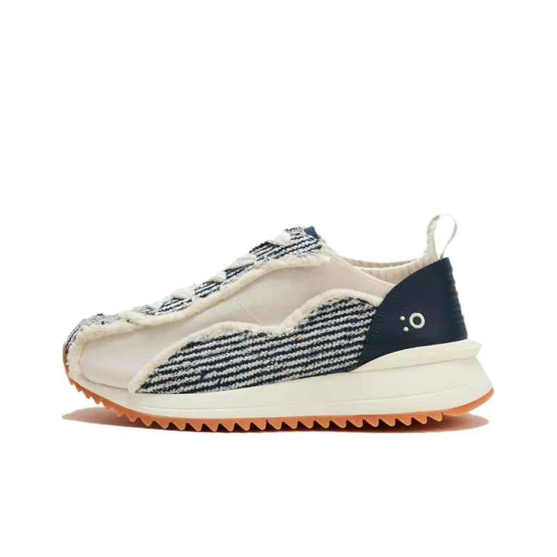 FAJO Height Increasing Low Top Casual Shoes Unisex Blue Beige-0