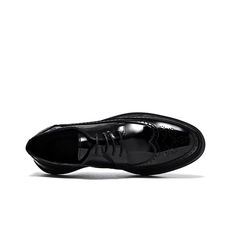 Cachiotti Dress Shoes Men Low Top Black/Light Brown/White/Gray/Glossy Leather-30