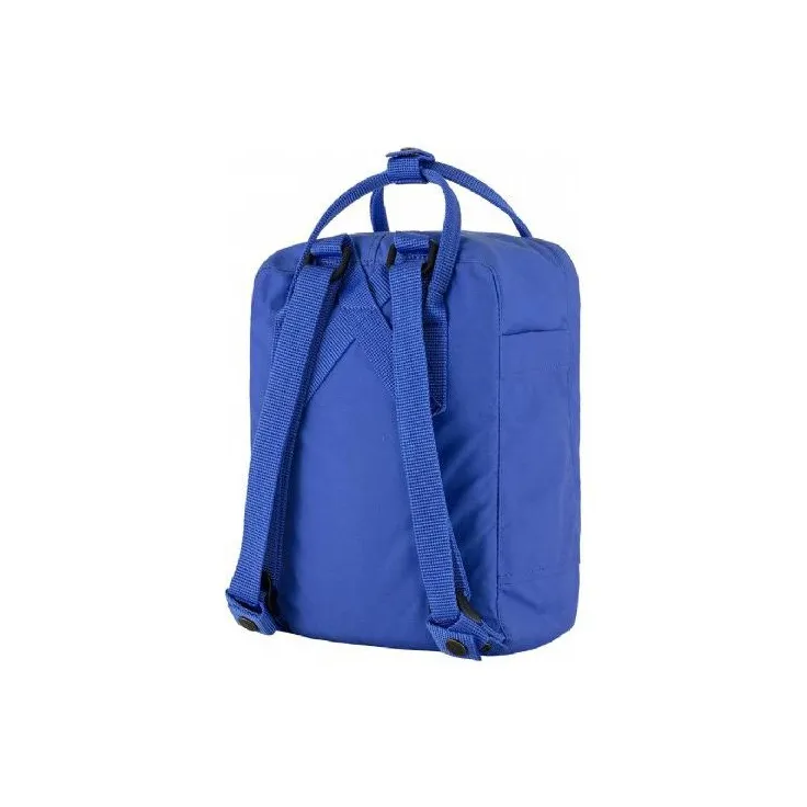 Fjallraven Kanken Cotton Backpack Mini Unisex Vibrant Blue-3