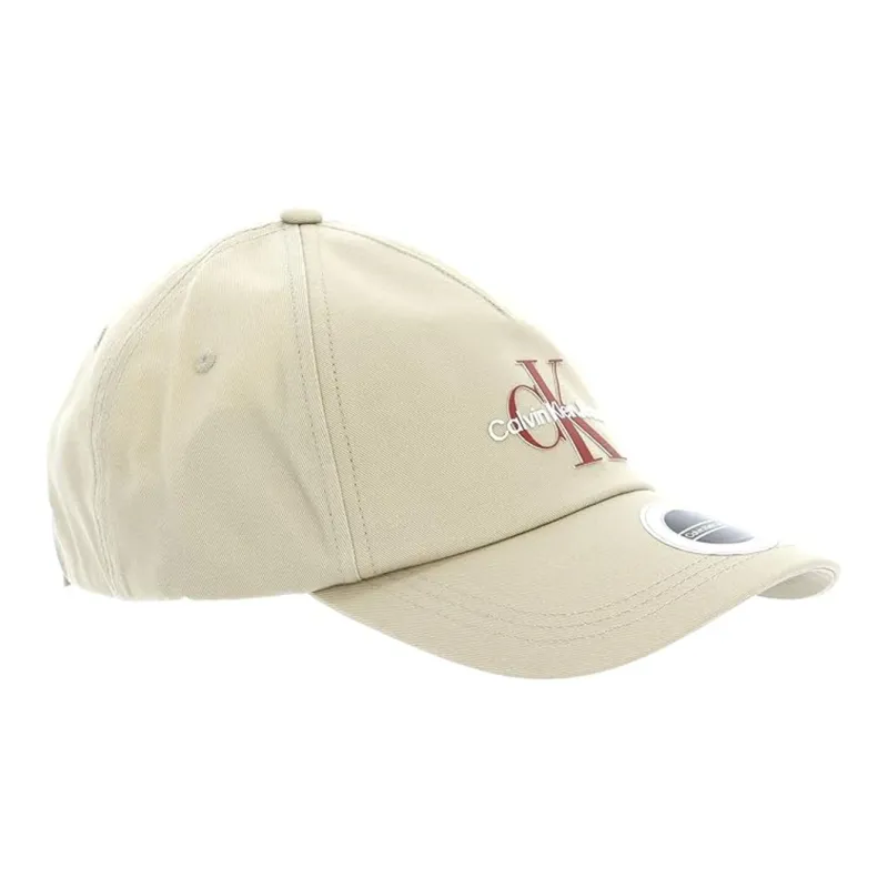 CK/Calvin Klein Cotton Baseball Caps Men's Beige-1