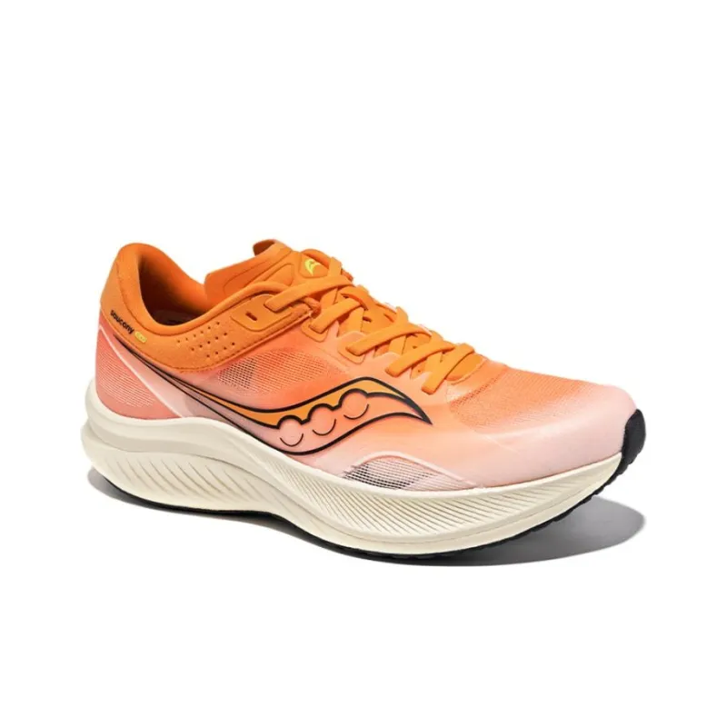 Saucony Slay Cushioning Low Top Carbon Plate Marathon Running Shoes Unisex Orange-2