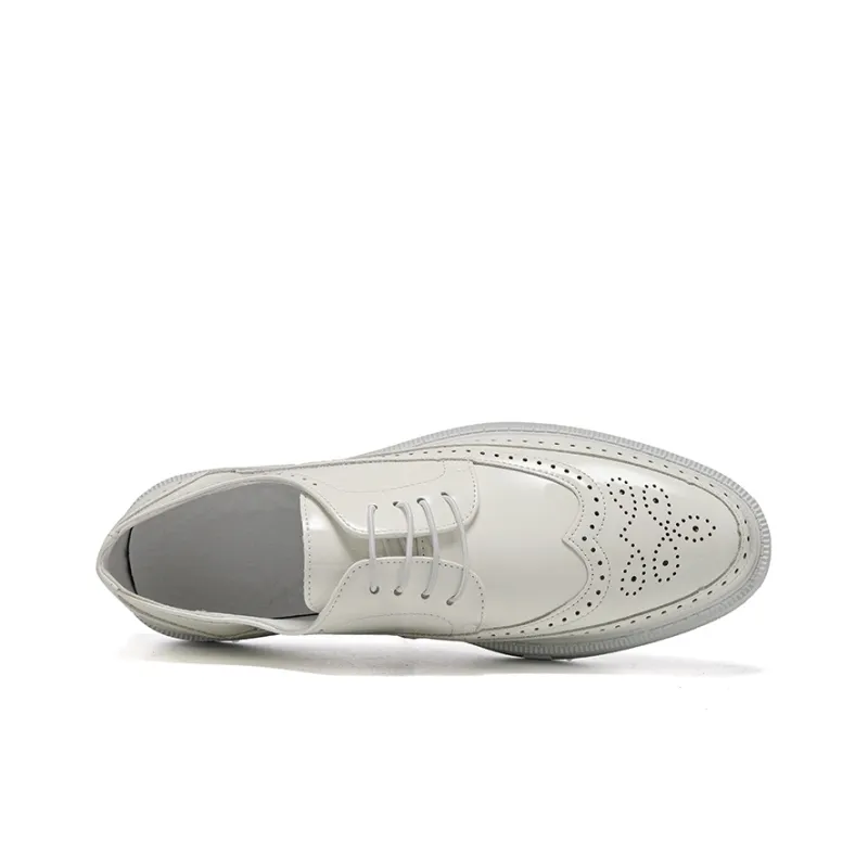 Cachiotti Dress Shoes Men Low Top Black/Light Brown/White/Gray/Glossy Leather-16