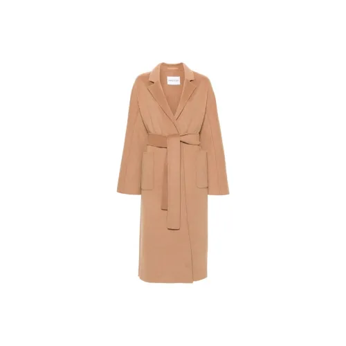 STAND STUDIO Belted Wool-blend Coat