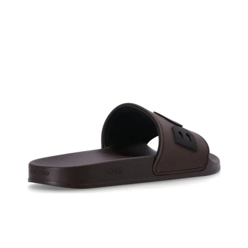 BOSS Kirk Logo-embossed Slides-2