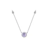 Star Point Necklace - Purple