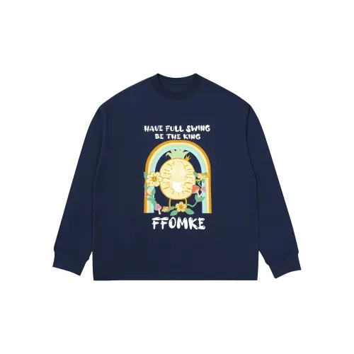 FFOMKE T-Shirts Unisex Dark Sky Blue