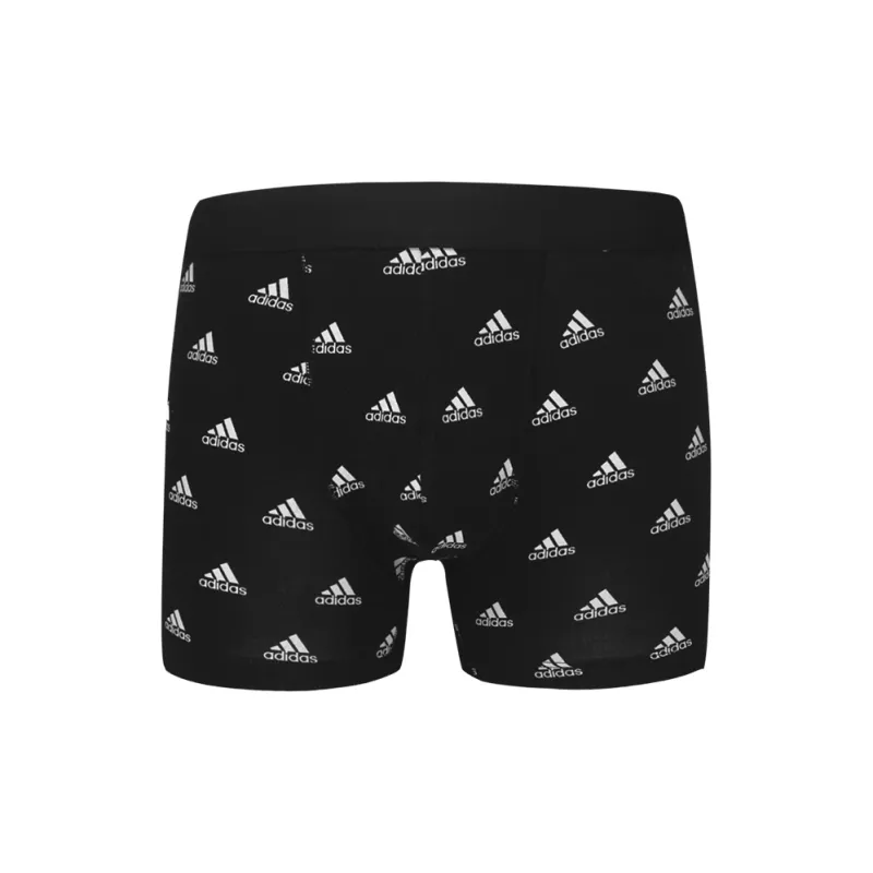Adidas Quick-Drying Breathable Comfortable Anti-Friction Men's 3 Pack Black/Red/All Over Print Logo & Black Belt-3
