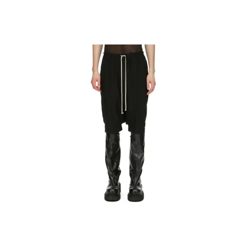 RICK OWENS Casual Shorts Men Black