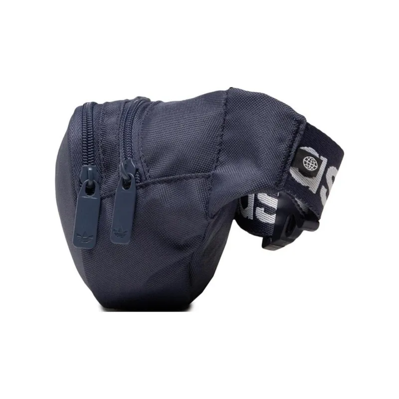 Adidas Originals Polyester Sling Bag, Crossbody Bag, Fanny Pack Unisex Dark Gray Navy Blue-1