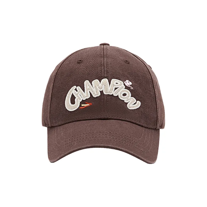 Champion Cotton Baseball Caps Unisex Red-4