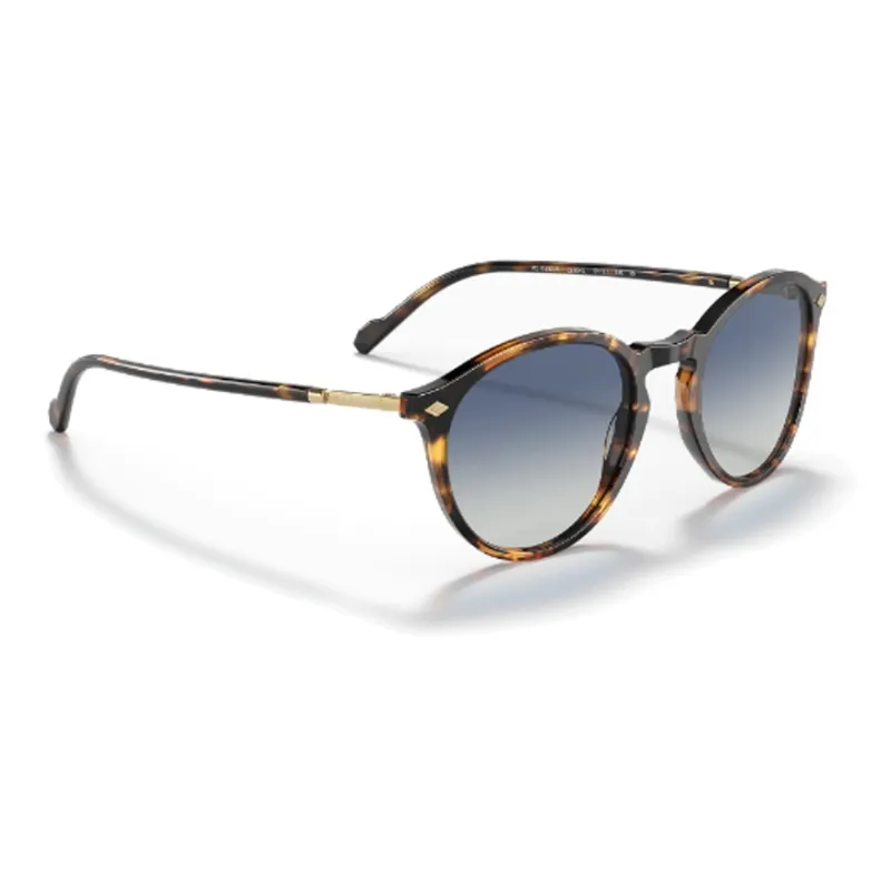 VOGUE Acetate Round Sunglasses Men's Tortoiseshell-2