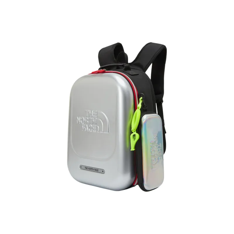 THE NORTH FACE Nylon Backpack Regular Men's Silver-3
