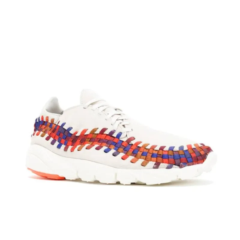 Nike Air Footscape Woven Light Bone Rainbow-2
