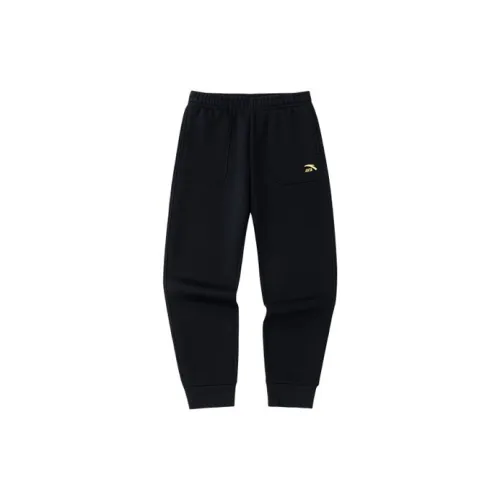 ANTA Year Of The Dragon Series Knitted Sweatpants Men Basic Black/Combo Label