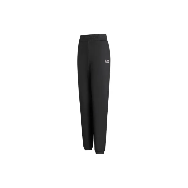 EMPORIO ARMANI EA7 Knitted Sports Pants Women's Black-2