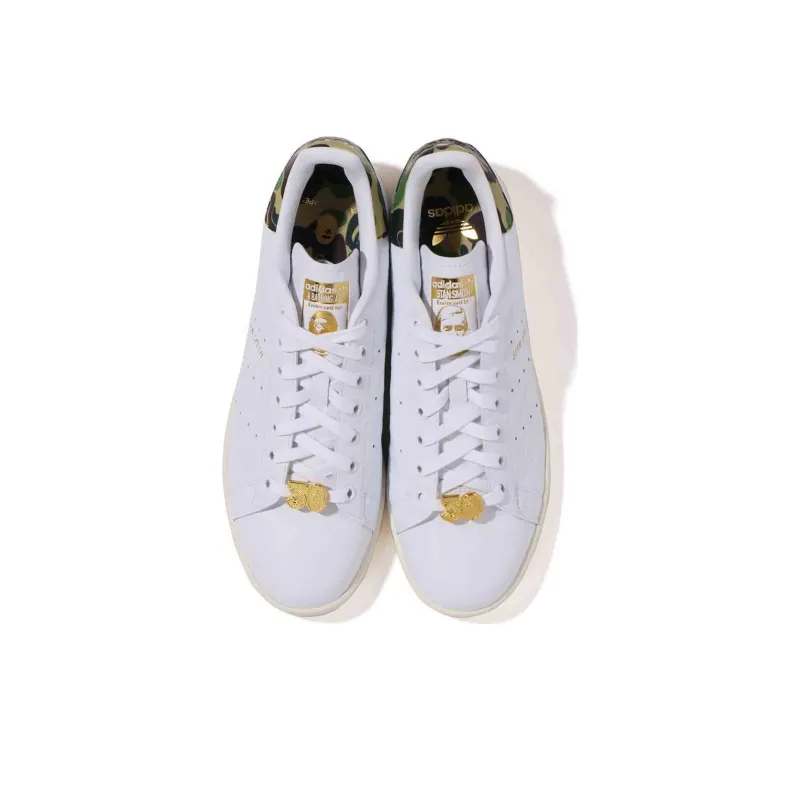 Adidas x A BATHING APE Stan Smith Low-Top Skateboard Shoes Women's-2