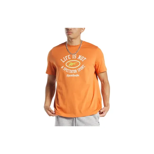 Reebok T-Shirts Men Orange