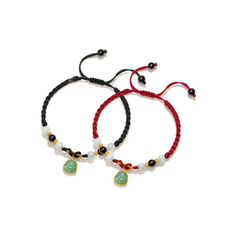 North Cain Bean Type Jadeite Bracelets Unisex-4