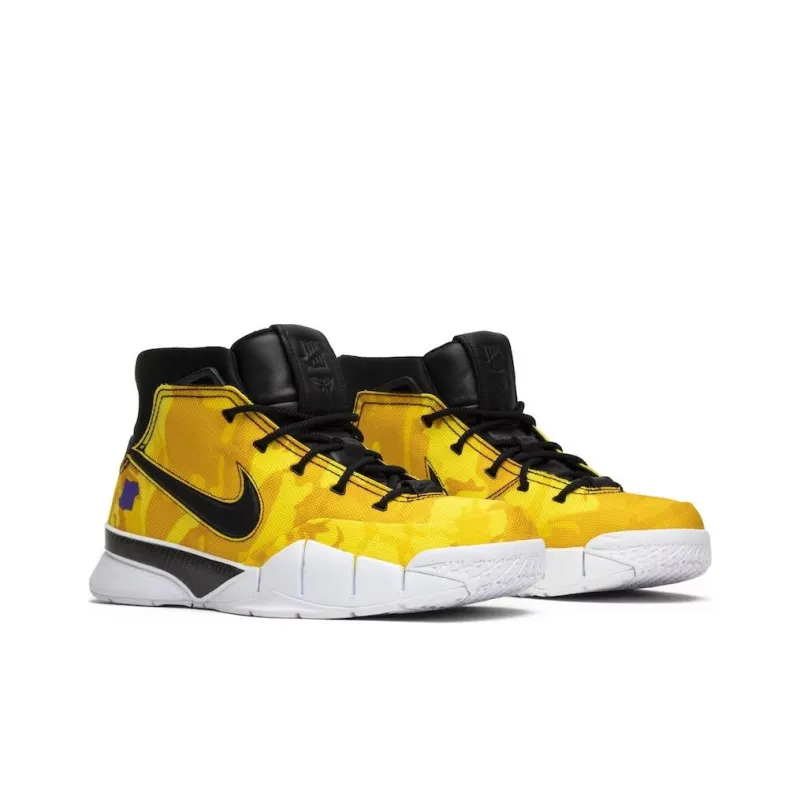 Nike Kobe 1 Protro Undefeated Yellow Camo La Brea-2