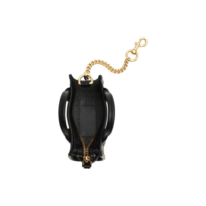 MARC JACOBS The Nano Tote Charm Black-4