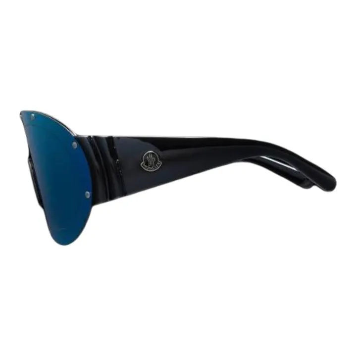 Moncler Irregular Shape Sunglasses Men's Black-1