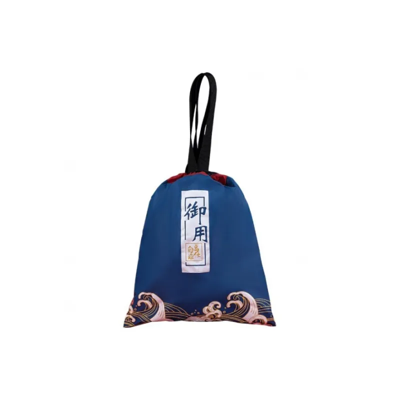 GOX Nylon Storage Bag Toiletry Bag Large Size Unisex Fukai Blue-6