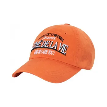 Acme De La Vie/ADLV Cotton Baseball Caps Unisex Orange