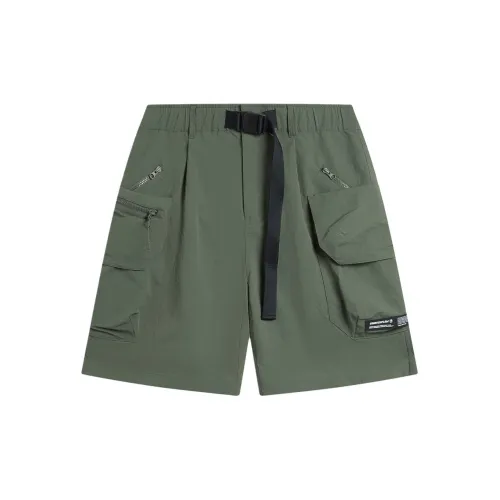 LiNing CF Tracing Sports Shorts Women's Mystic Green Onion