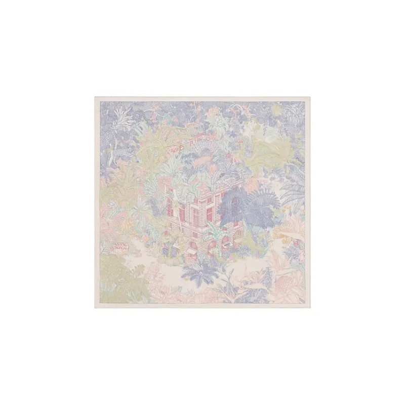 HERMES Silk Scarves Women's Pink-0