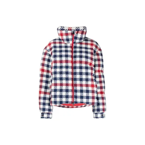 PERFECT MOMENT Gingham-check Puffer Jacket