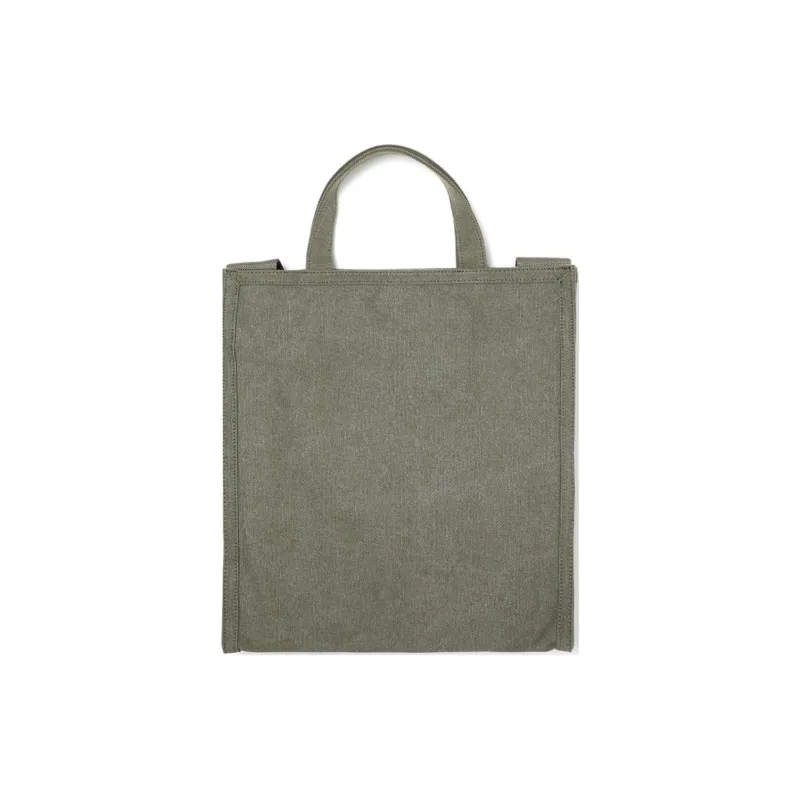 A.P.C Canvas Tote Bag Shopping Bag Portable Canvas Bag Shoulder Bag Unisex Green-3