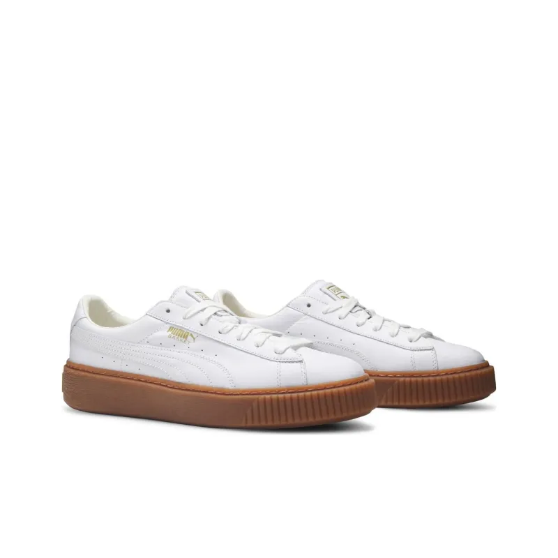 PUMA Basket Platform Core PUMA White Women's-2