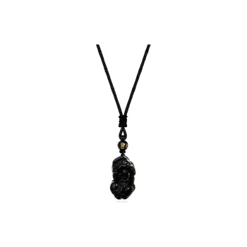 TIG Obsidian Jade Necklaces Unisex