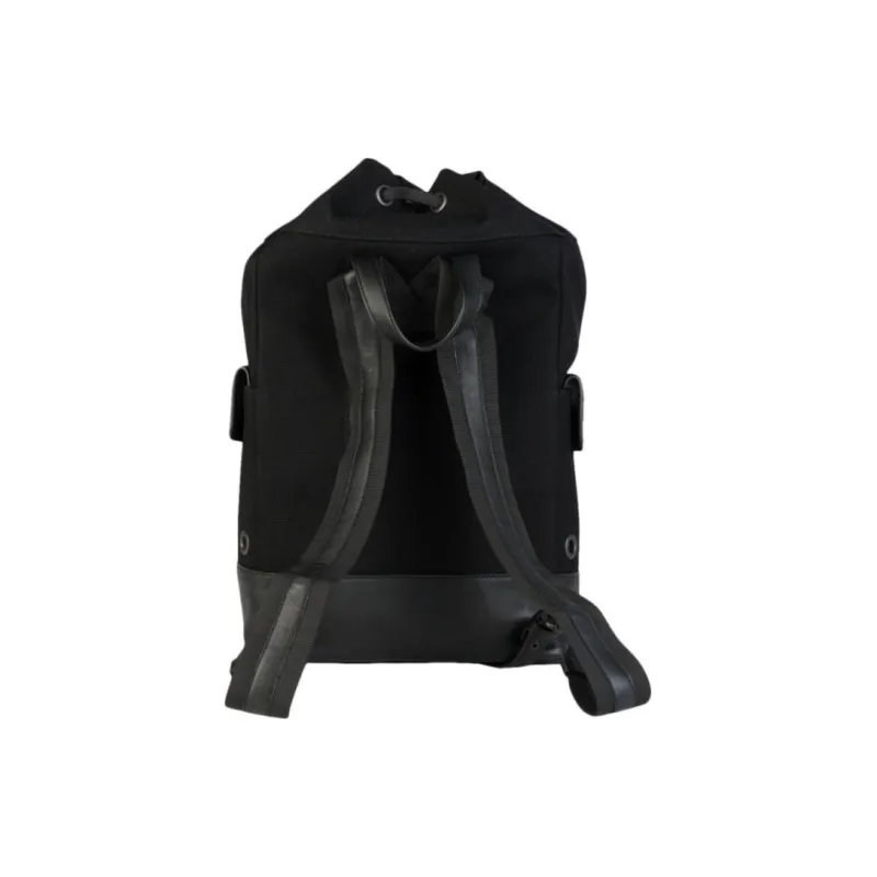 Bottega Veneta Cotton Backpack Men's Black & Gray-2