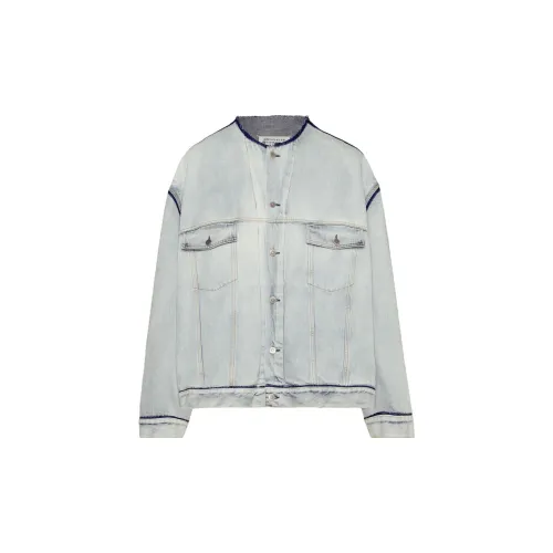 Maison Margiela Jackets Men Light Blue