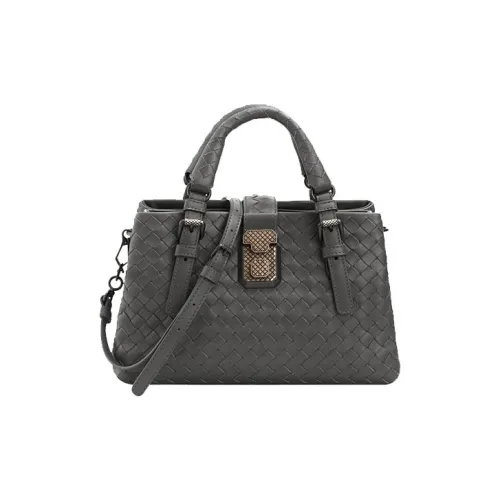 Bottega Veneta Cow Leather Bag, One Shoulder Handbag Regular Women's Gray