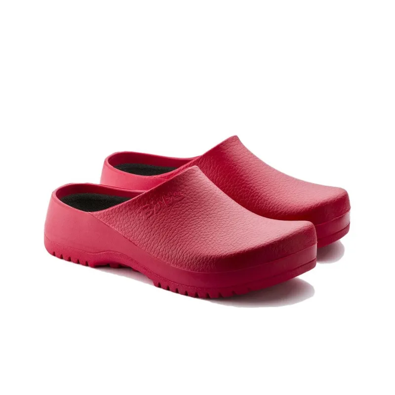 Birkenstock Closed Toe Slippers Unisex Red Regular-2