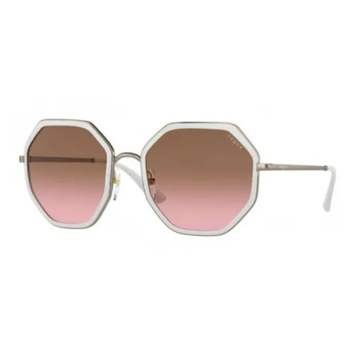 VOGUE Metal Irregular Shape Sunglasses Women's White