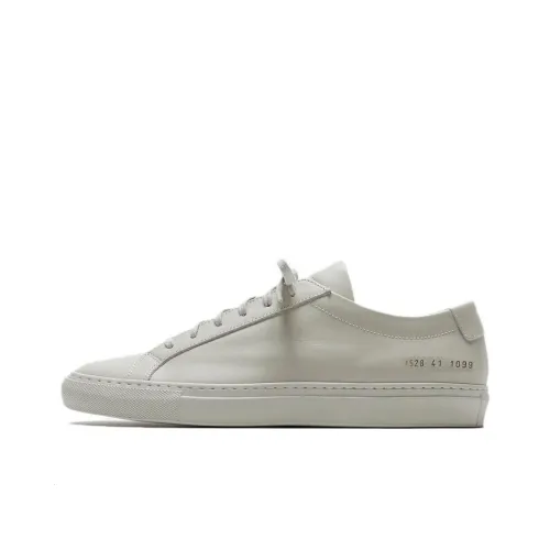 COMMON PROJECTS Skateboard Shoes Men Low-Top Bean White