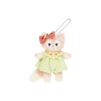 Disney Duffy And Friends Heart Shaped Strawberry Collection LinaBell Dolls Plush Pendant 14cm Height