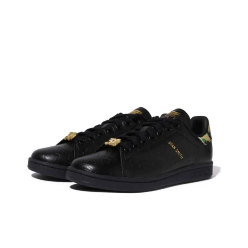 Adidas x A BATHING APE Stan Smith Low Top Skateboard Shoes Men's-1