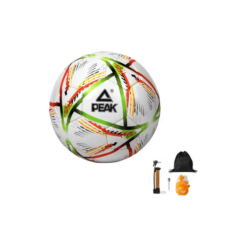 PEAK Size 5 Soccer PVC Machine Stitched Soccer Ball Unisex-2