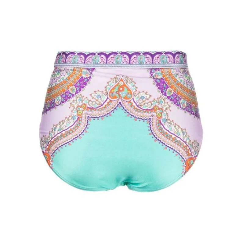 Zimmermann Lola High waisted Bikini Bottoms-1
