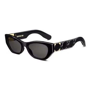 DIOR Acetate Butterfly Sunglasses Women's Black
