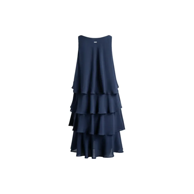 ARMANI EXCHANGE SS23 Sleeveless Dress Women's Navy Blue-1