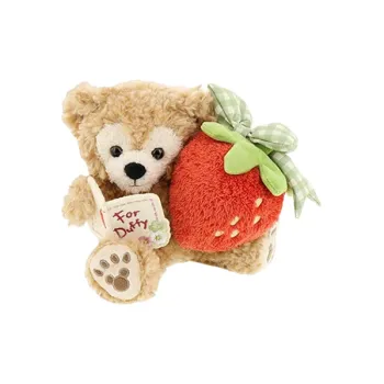 Disney Duffy And Friends Heart Shaped Strawberry Collection Dolls Plush Doll 17cm Height