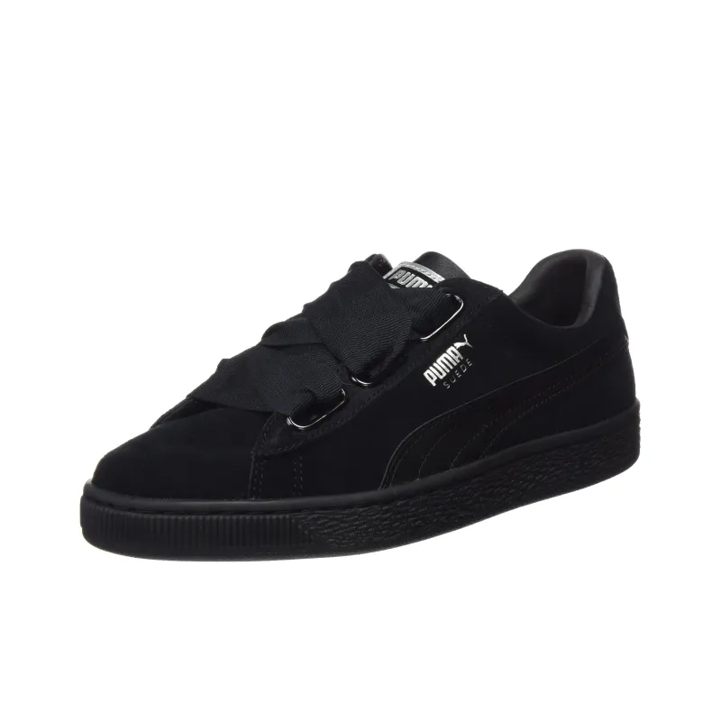 PUMA Suede Heart Ep PUMA 'Black/Metallic Beige' Women's-1