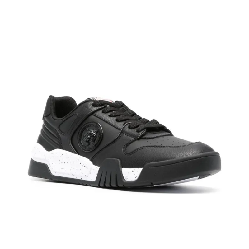 Just Cavalli Logo-patch Leather Sneakers-2