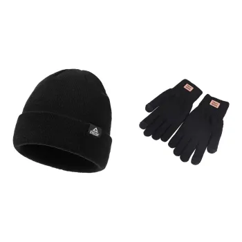PEAK Knitted Hat Beanies Unisex Black Gray